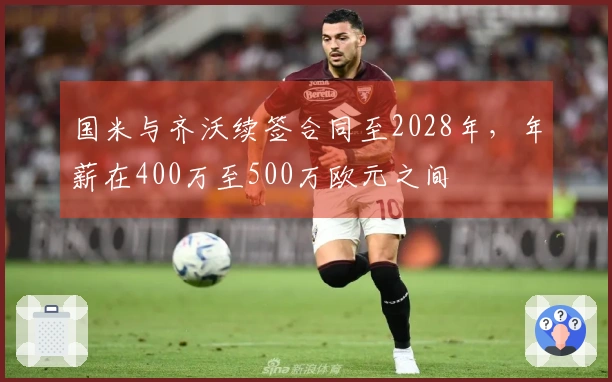 国米与齐沃续签合同至2028年，年薪在400万至500万欧元之间